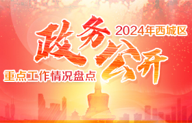 2024年西城区政务公开重点工作盘点