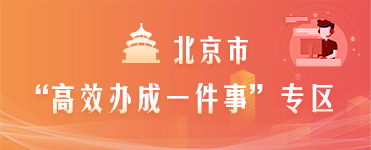 北京市“高效办成一件事“专区